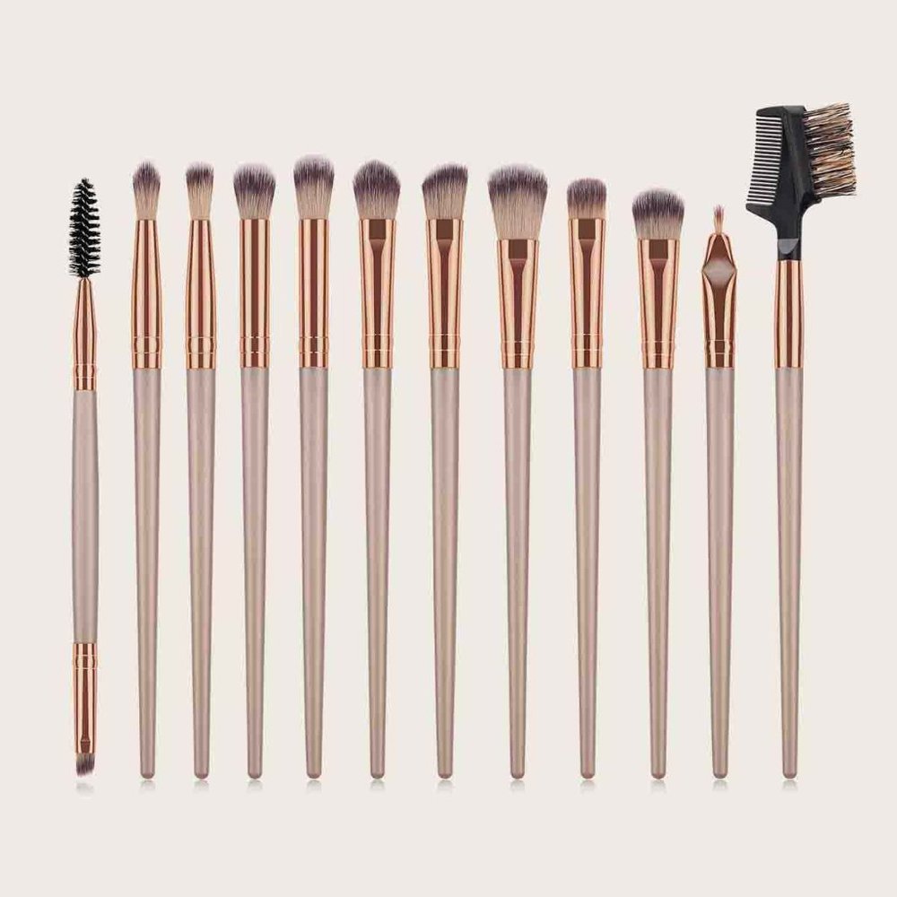 12pcs Duo-fiber Eye Makeup Brush